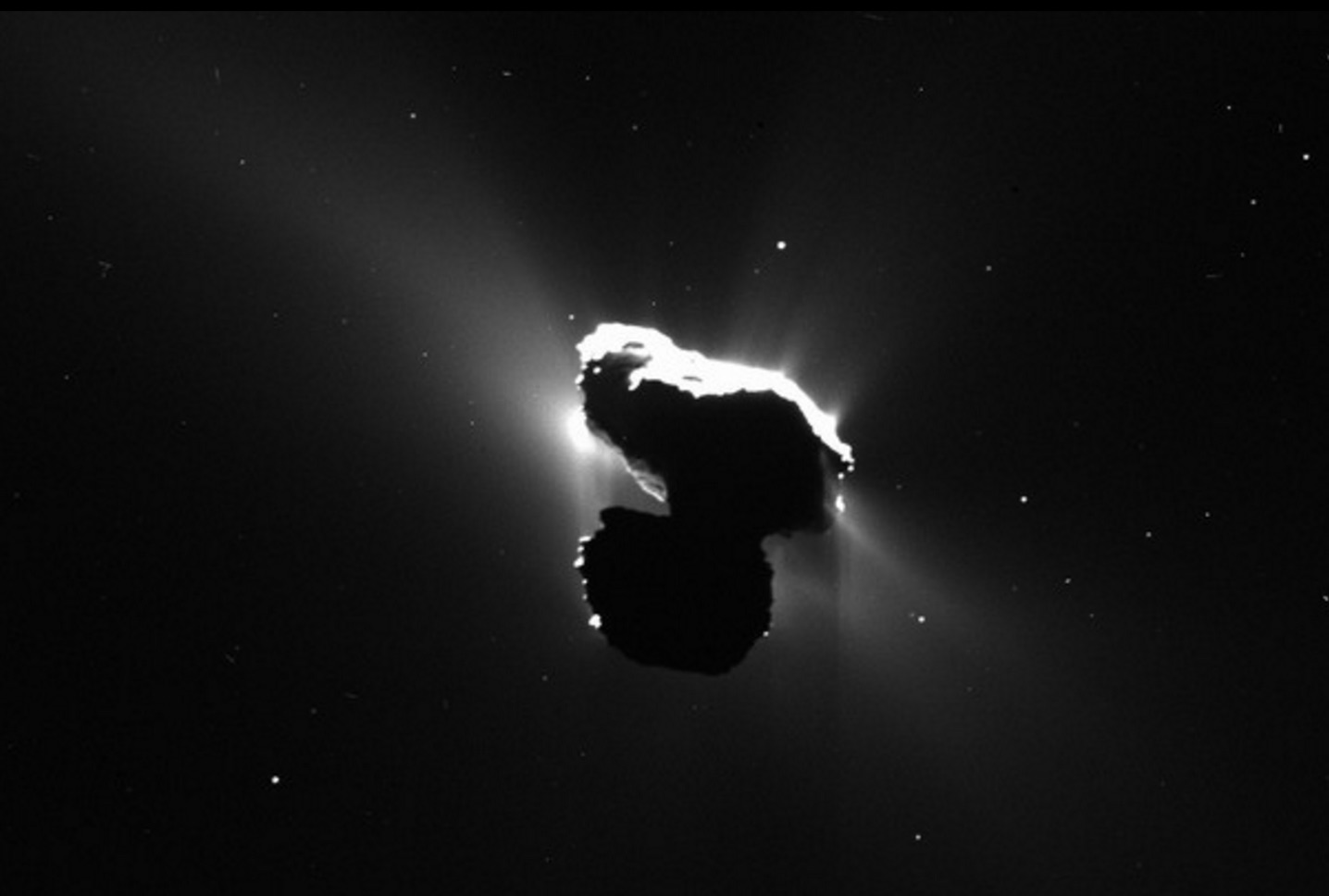 Rosetta's Icy Comet Odyssey Rocks On